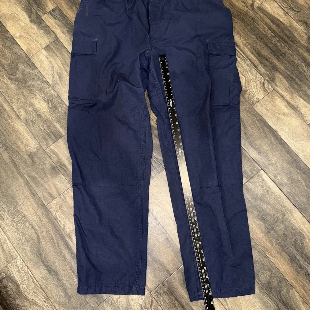 PROPPER Tactical Pants Cargo Utility Ripstop Adjustable Men's Sz XL/L Navy Blue